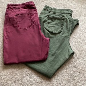 Two colored jeans (LISTED TO SELL offers are Welcome!!!)